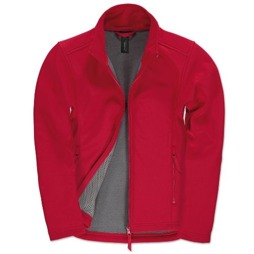 B & C Collection B&C Id.701 Softshell Jacket /Women Red/Warm Grey Lining